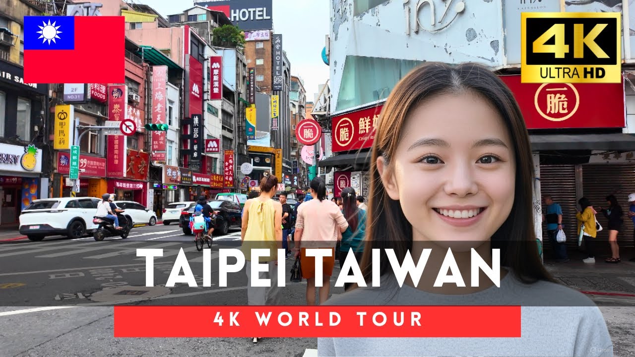 Immersive street-level walking tour through Taipei Taipei 101, Taiwan, showcasing authentic urban landscapes, local architecture, and the vibrant atmosphere of the city's neighborhoods