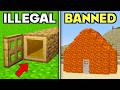 31 Illegal Houses In Minecraft