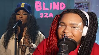 Not a vocal coach reacts to Sza performing Blind Live SNL