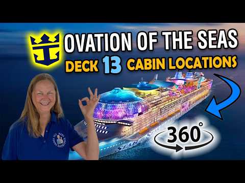 Thumbnail for Ovation of the Seas Deck 13 Cabin Locations | 360° View