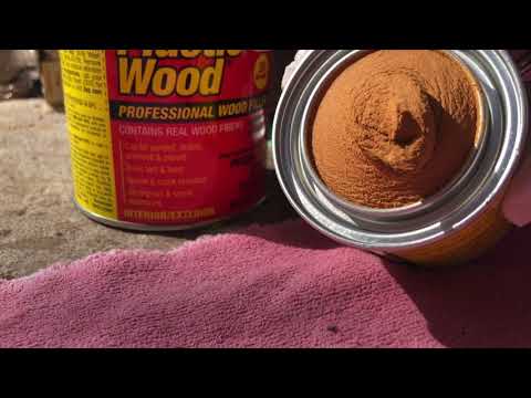 DAP Plastic Wood Brand New Can & How it Applies / Feels on My Project