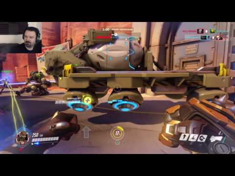 Overwatch Doomfist Launch gameplay pt11 - Punch 'Em Down Route 66!