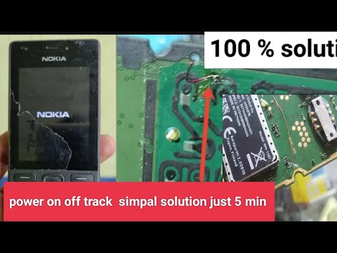 Nokia 216 power button not working | power on off not working solution| power switch track |