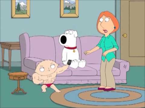 Family guy - Stewie on roids, all scenes