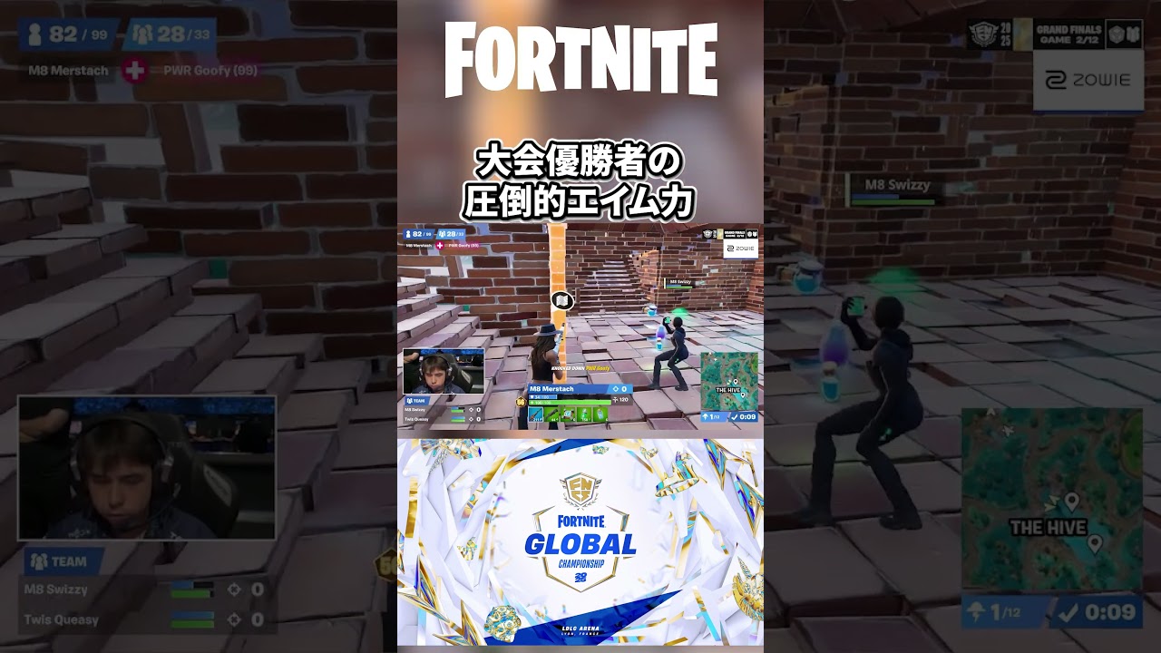 世界王者の圧倒的エイム力！#shorts #fortnite #pols