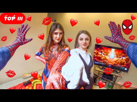 BEST TOP 3 CRAZY GIRLS WILL NOT LEAVE SPIDER-MAN ALONE (Love Parkour POV) ​⁠