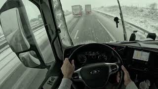 Download lagu ☃️Driving Ford F Max in the north east of France: Snow has arrived! mp3