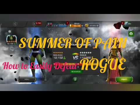 Summer of Pain Week #1 l Rogue Solo l How to Easily Defeat Rogue l Marvel contest of Champions l