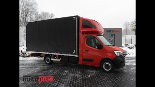 Renault MASTER PLANDEKA 10 PALET WEBASTO TEMPOMAT LEDY PNEUMATYKA KLIMAT huifzeilen vrachtwagen < 3.5t | Foto 4 - Autoline