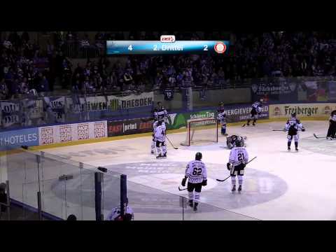 Highlights Dresdner Eislöwen vs. EVL Landshut | 18.01.2015