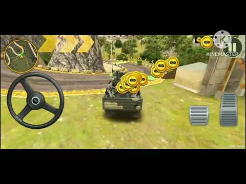 Transporting US Army Jeep in Long Trailer Truck