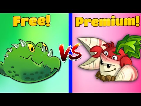 PVZ 2 | GUACODILE vs PARSNIP - Free vs Premium! Who Will Win?