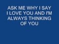 ASK ME WHY, THE BEATLES, WITH WORDS ...