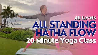 20 Minute Yoga Class - All Standing Hatha Flow