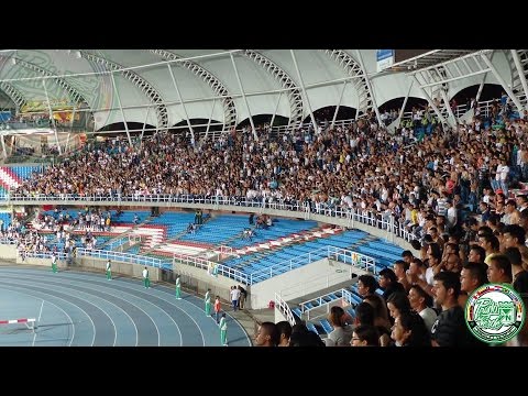 "Â¡En San Fernando hay carnaval! Cortuluá vs Nacional" Barra: Los del Sur • Club: Atlético Nacional