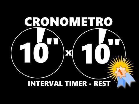 cronometro 10 segundos 10 descanso