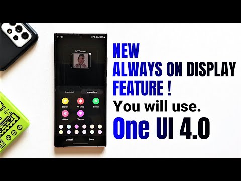 Samsung One UI 4.0 based on android 12 brings New feature on Always on Displays !