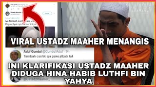 Download lagu VIRAL🔴 USTADZ MAAHER AT THUWAILIBI MENANGIS INGIN CIUM TANGAN HABIB LUTHFI BIN YAHYA mp3