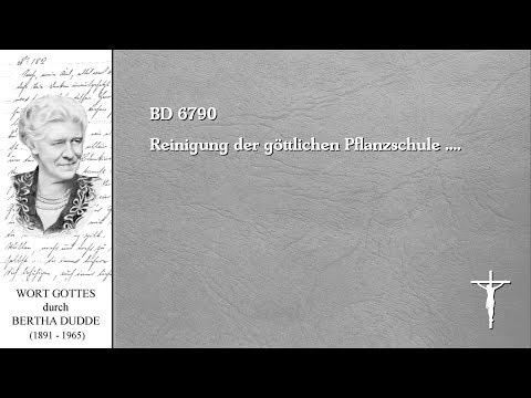 BD 6790 - Reinigung der göttlichen Pflanzschule ....