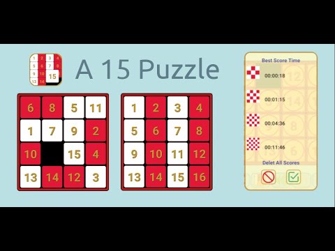 A 15 Puzzle (Game of Fifteen)