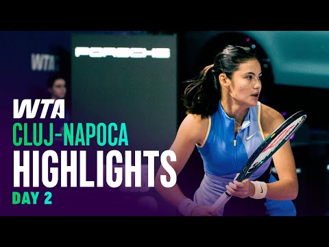 Day 2 in Cluj-Napoca featuring Raducanu, Cirstea, Danilovic and more | WTA Match Highlights