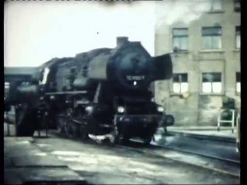 Dampfloks in Angermünde (20.09.1986)