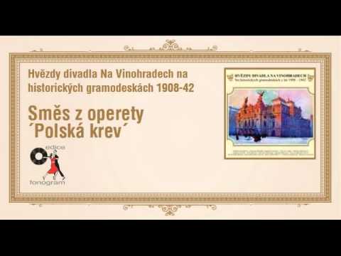 Hvězdy divadla na Vinohradech - Směs z operety ´Polská krev´