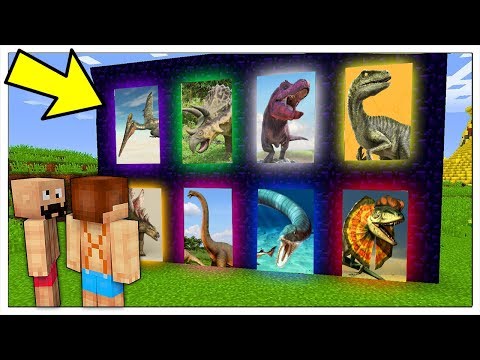 NON ENTRARE NELLE 8 DIMENSIONI DEI DINOSAURI! - Minecraft ITA