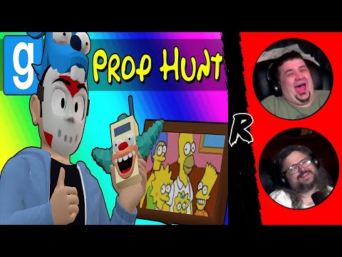 Gmod Prop Hunt - Hunting The Simpsons in 2014! (Garry's Mod Funny Moments) | RENEGADES REACT