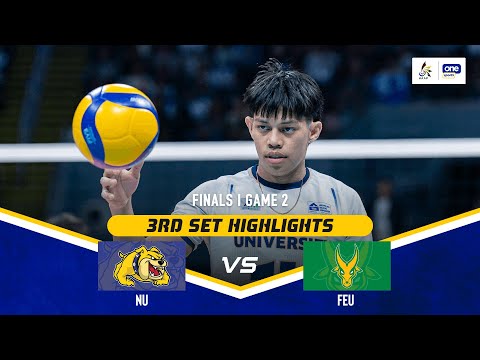 NU vs. FEU | SET 3 GAME HIGHLIGHTS | UAAP SEASON 87 MEN'S VOLLEYBALL GAME 2 FINALS | MAY 14, 2025