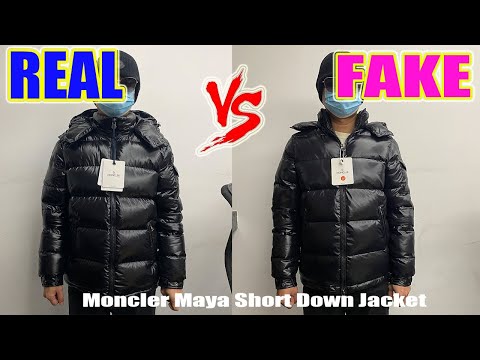 Real vs Fake Moncler Maya Short Down Jacket Review From Supkicks