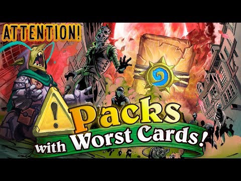 Attention! These Hearthstone Packs Have the Worst Cards! What packs should you buy in 2018? Video