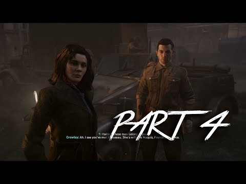 CALL OF DUTY WW2 Walkthrough Gameplay - Part 4 - S.O.E. - Campaign Mission 4 (COD WW2)