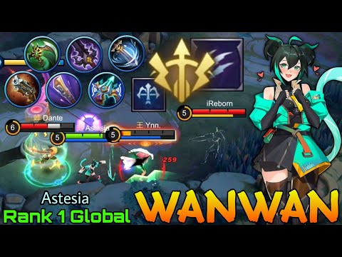 Wanwan Amazing Counter Gank - Top 1 Global Wanwan by Astesia - Mobile Legends