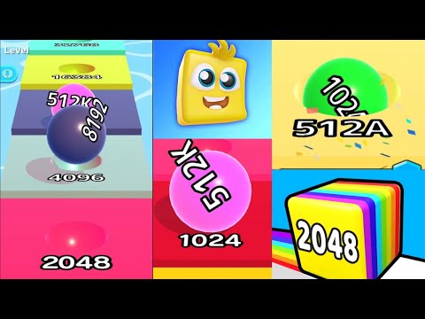 live 1 : Ball Run 2048 Number Merge vs Ball Run Infinity vs Happy Cube 2048 gameplay walkthrough