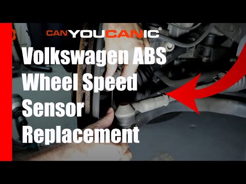 Volkswagen ABS Wheel Speed Sensor Replacement