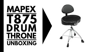 Video thumbnail for Mapex T875 Drum Throne | Unboxing by mcdrums