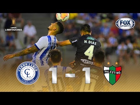 TEVE ATÉ GOLEIRO EXPULSO! Melhores momentos de Cerro Largo 1x1 Palestino pela Libertadores