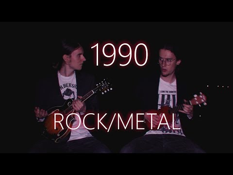 Year 1990 in 2 minutes (ROCK/METAL)