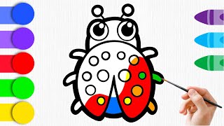 How to Draw a Cute Beetle✨ | Easy Step-by-Step Art Tutorial