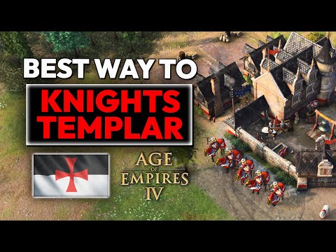 NEW Best 2 TC Knights Templar Build Order Guide in AOE4