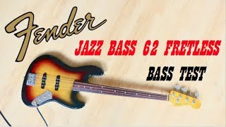 Video thumbnail for Nothing Else Matters Bass - Fender Japan Jazz Bass 62 Fretless - Bass Review #Fender #Fretless by Jonathan LAI - Hong Kong Bass Player