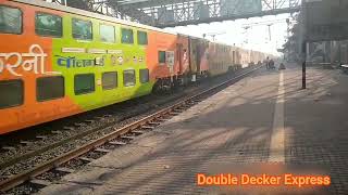 #12931 Mumbai Central Ahmedabad Double Decker Express sanjan railway station #wap7