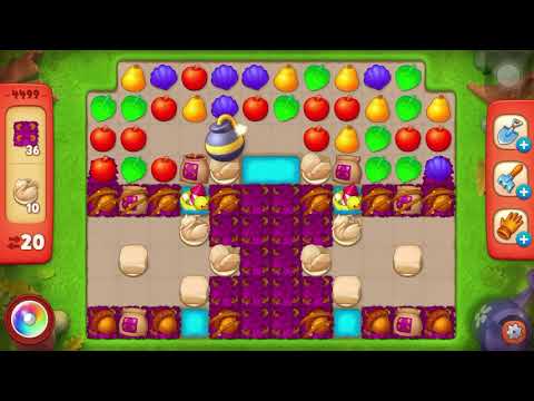 Gardenscapes Level 4499 (Hard Level)