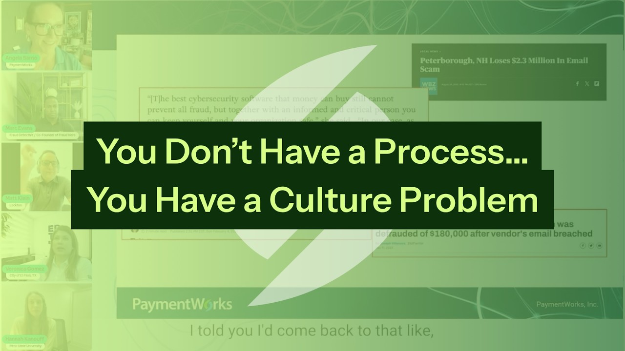 You Don’t Have a Process…You Have a Culture Problem