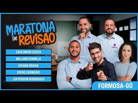 MARATONA DE REVISÃO CONCURSO FORMOSA   GO