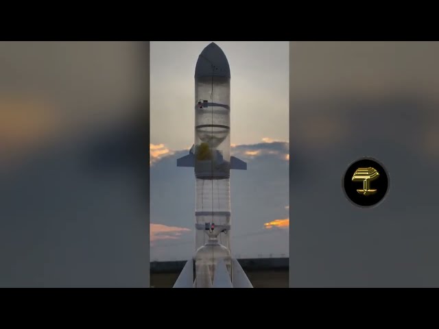 Profesor hace despegar un cohete de agua y fascina a toda China con su demostración