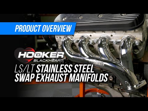 Upgrade Your Ride with Hooker Blackheart Stainless Steel Exhaust Manifolds!