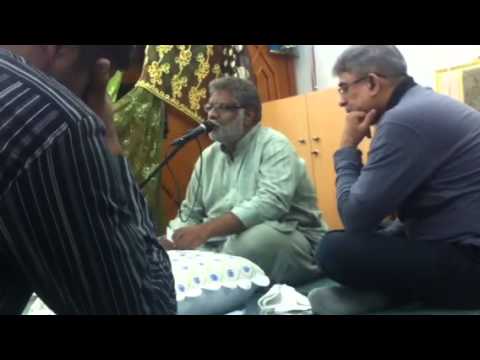 Ustad Hasnain Akber Reciting Poetry For Shaheed Ustad Sibte