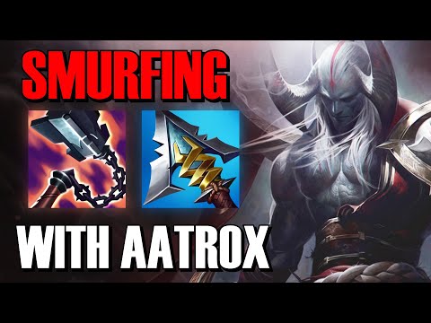 THIS IS WHAT HAPPENS WHEN I SMURF WITH AATROX | NAAYIL
